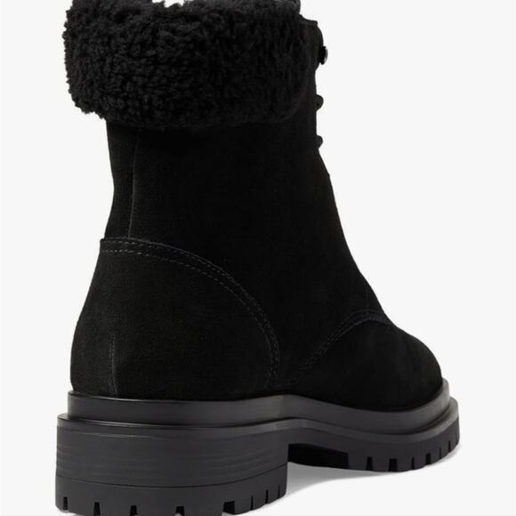 Lauren Ralph Lauren Carlee LACE UP HIKING Combat BOOTS Black/Black SIZE 11 New - Picture 12 of 15